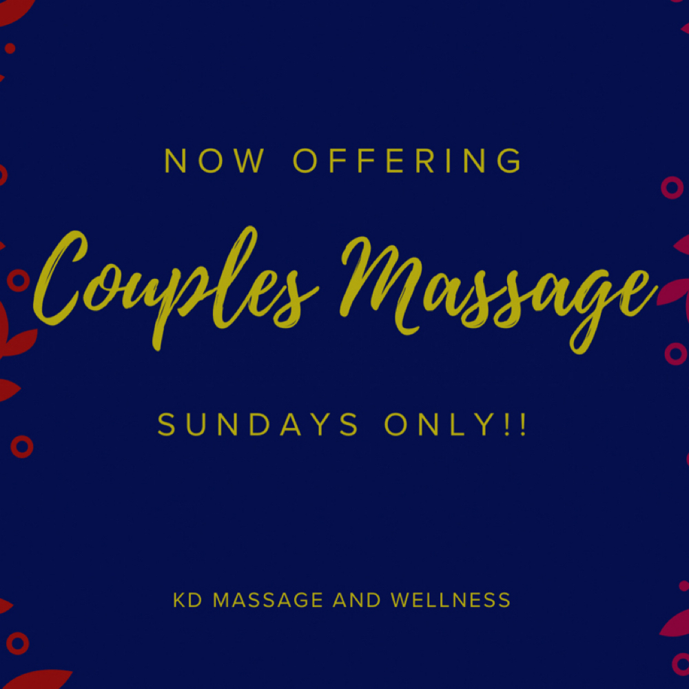 60mins Couple Massage at KD Massage and Wellness in Rutherford, NJ