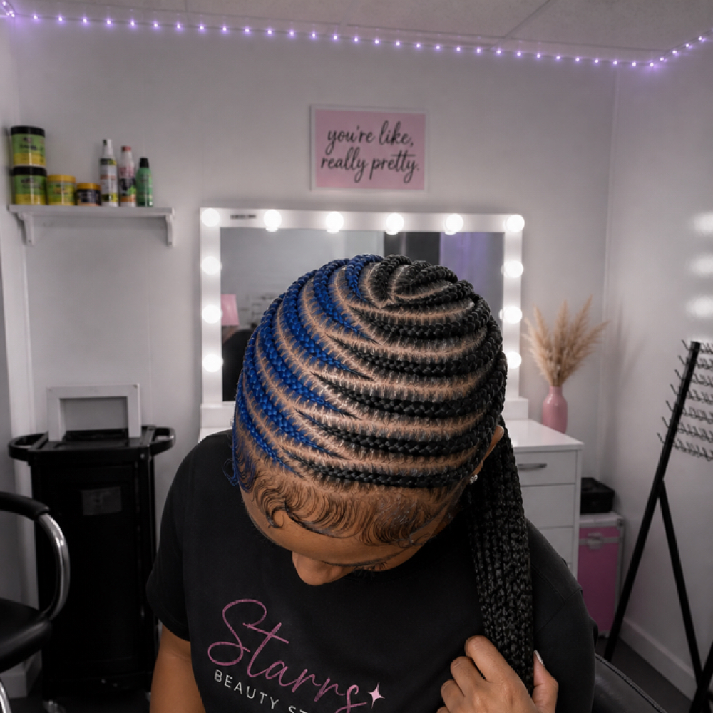 Feed-In Braids at Starr's Beauty Studio in Town & Country, MO