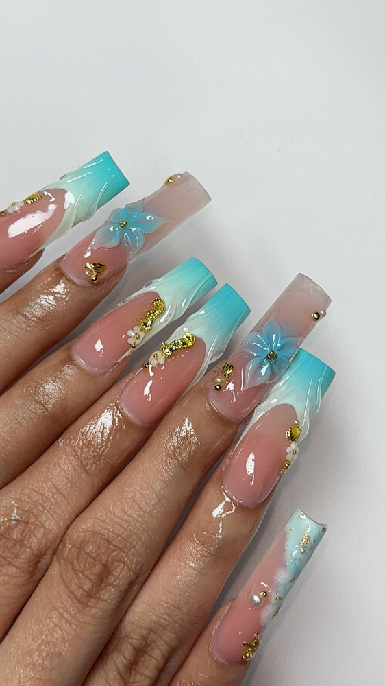 XX-long acrylic nail set ᥫ᭡