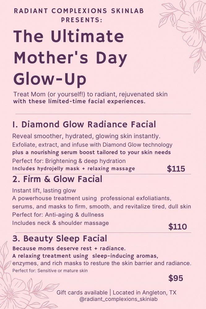 Mothers day Specials