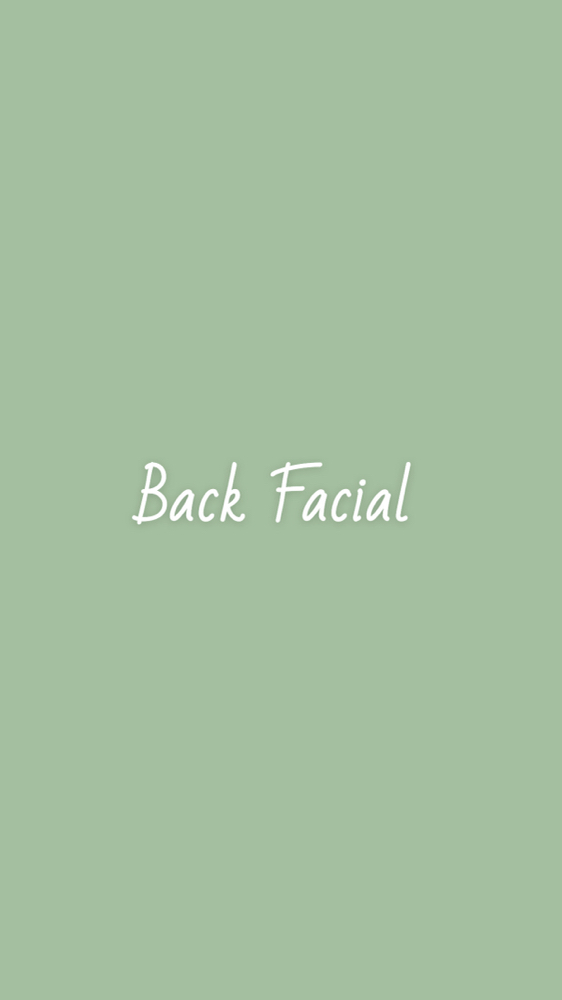 Back Facial