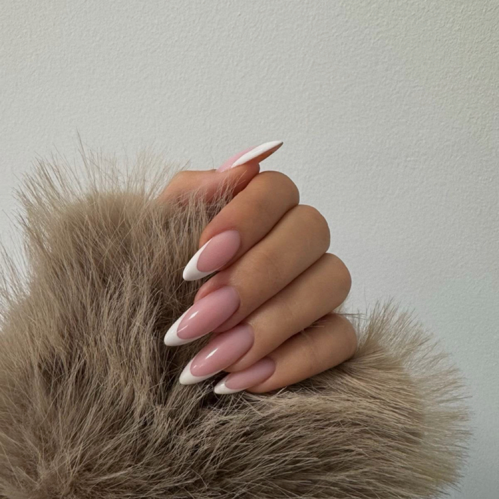 Long Nail Extensions / French — $21 at Julia Nails Florida in Orlando, FL