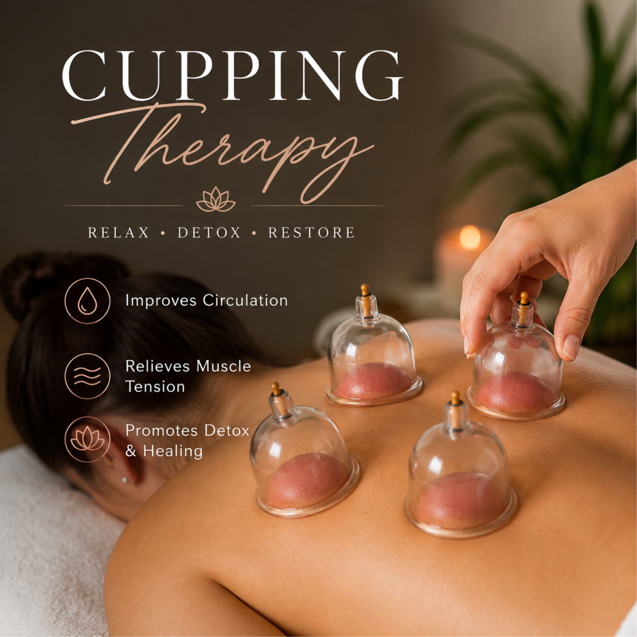 45 Minute Cupping Therapy at Body Blueprint Wellness in Cohasset Office, MA