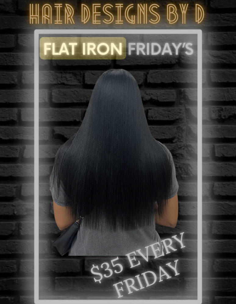 Flat Iron Friday’s at DA Hair Artistry in Westerville, OH