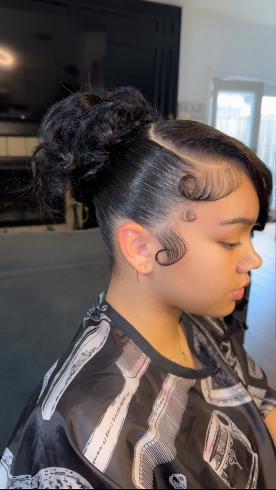 Tradional Ponytail at TouchèdByTobi in Princeton, TX