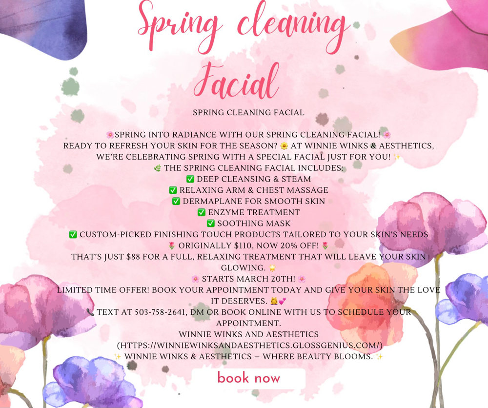 Spring Cleaning Facial