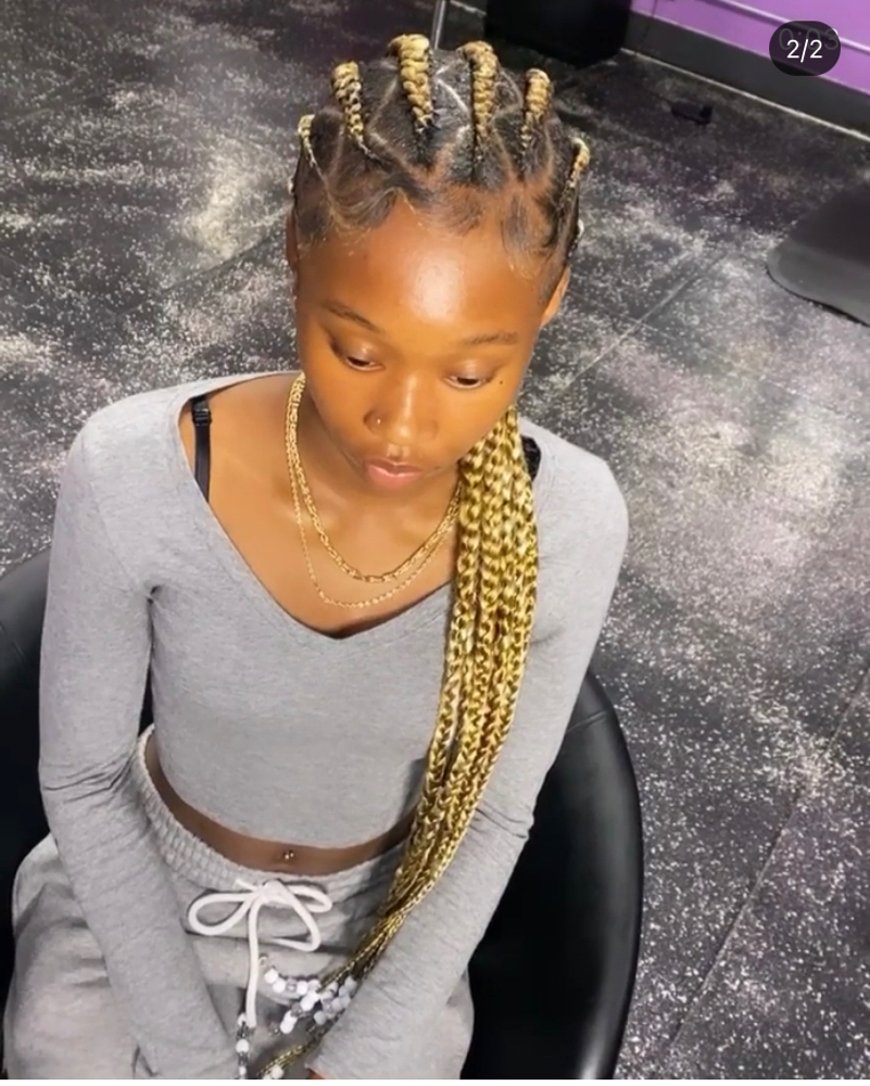 6-9 Braids at Touched bylaneise in Long Beach, CA