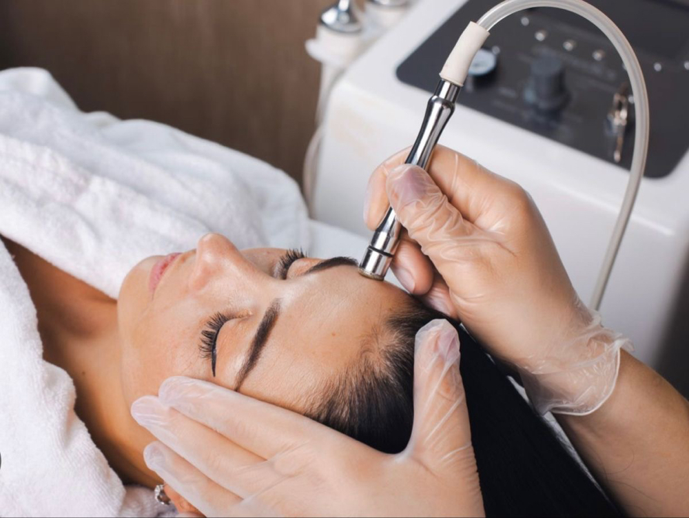 Microdermabrasion facial