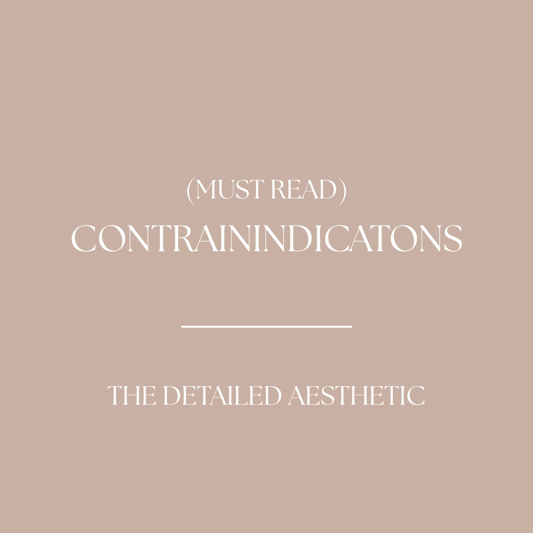 PMU Contraindications (MUST READ)