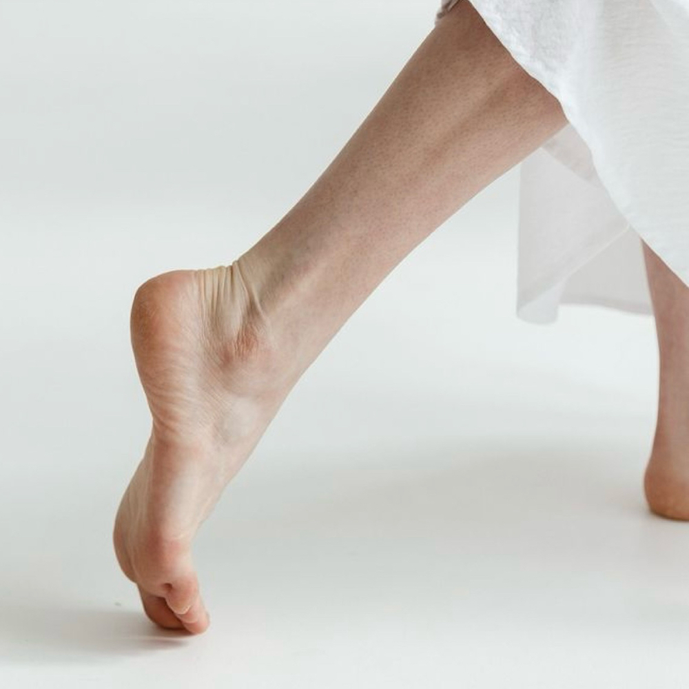Pedicure without any polish