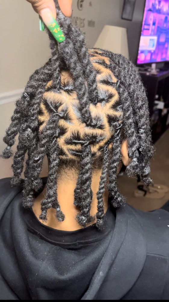 Two Strand (Ear/Neck Length)