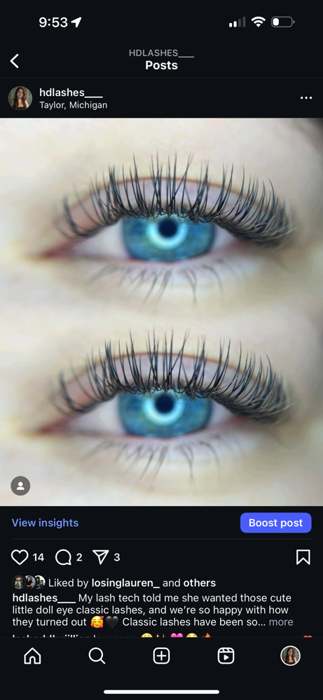 Classic Lash Full Set