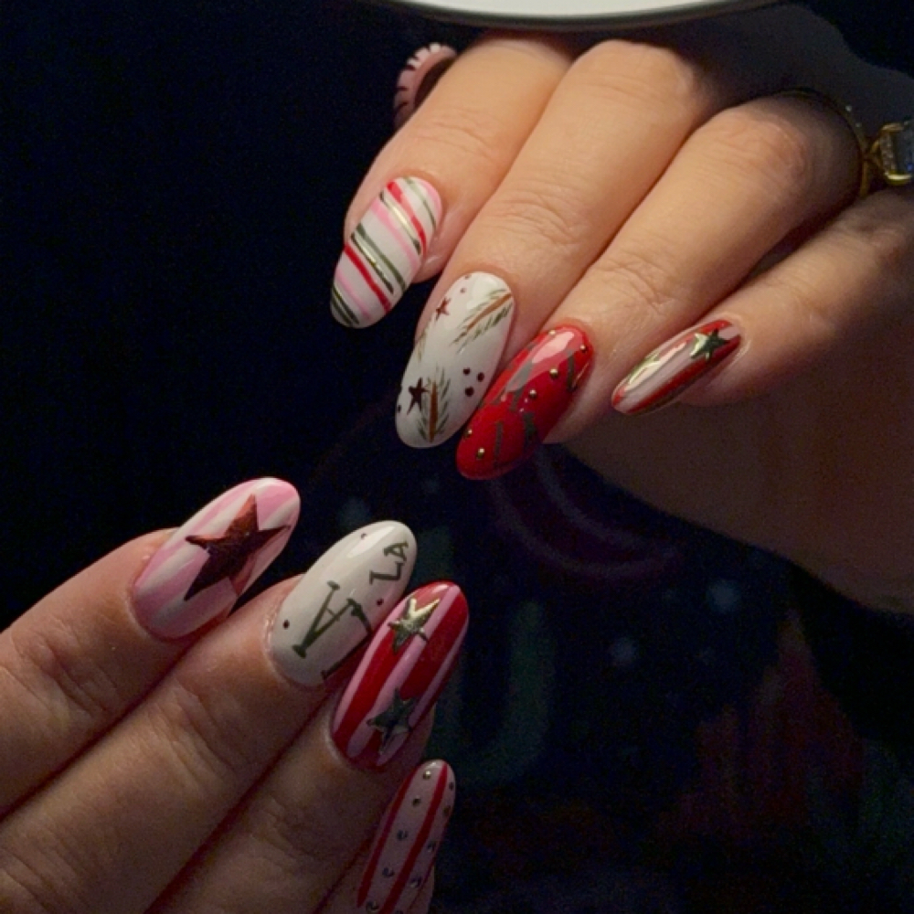 Detailed Hard Gel Overlay at Inspire Natural Nails in Boise, ID