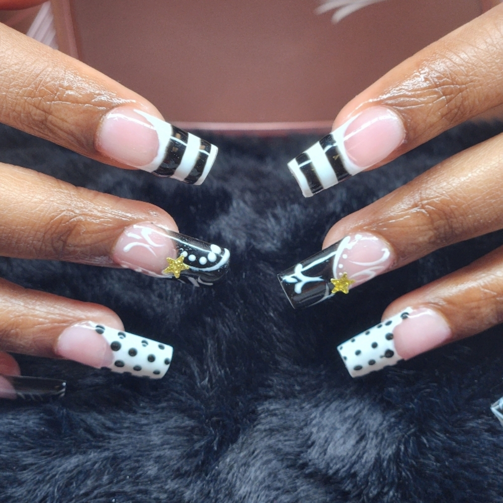 Custom Nail Art Design (2) at Pinkie's Hair and Nails Salon Studio in Chattanooga, TN