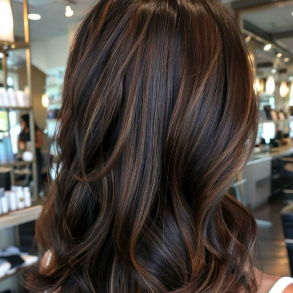 Partial Highlight/lowlight at Meraki Beauty Parlour in Chester, CA