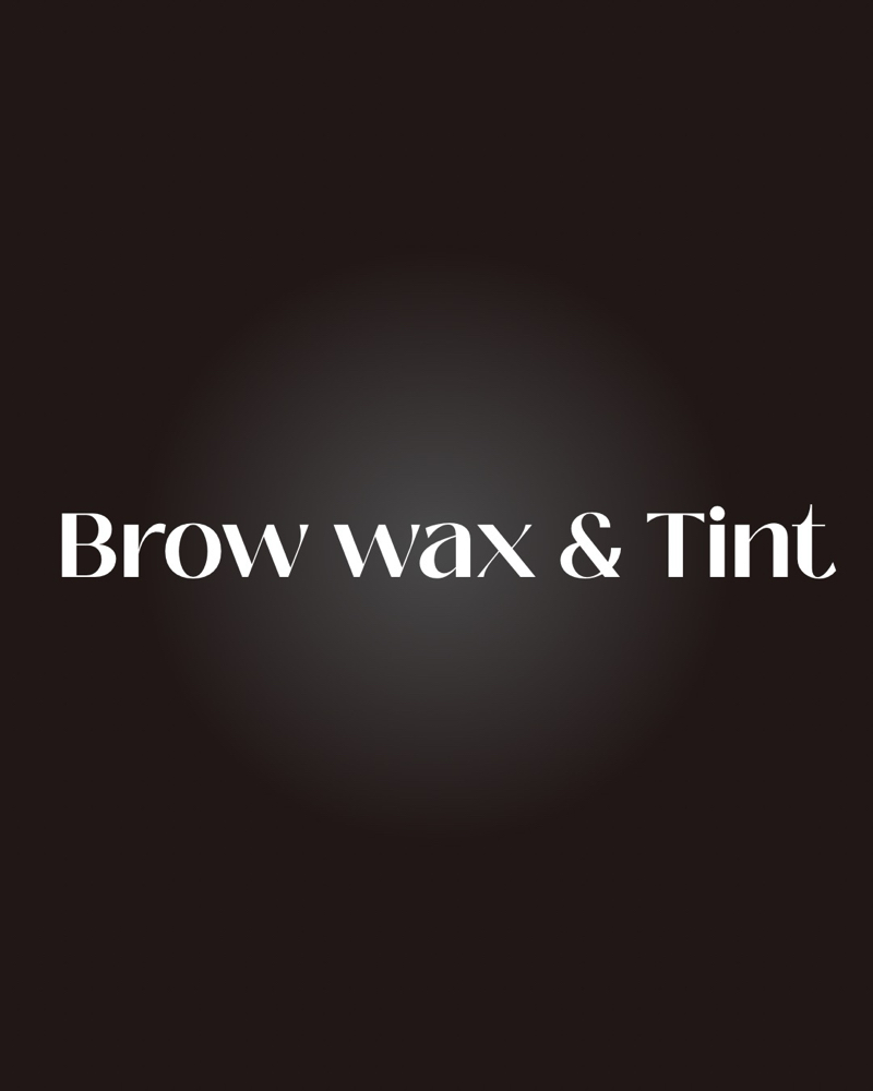 Brow wax & Tint