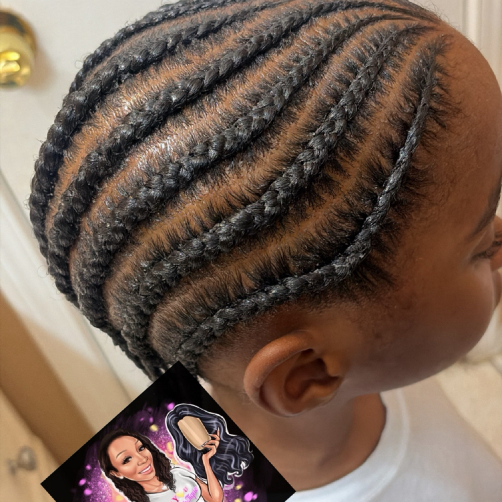 Boys Free Style Stitch Braids Small at BeyoutifulHairtique in Duncanvile, TX