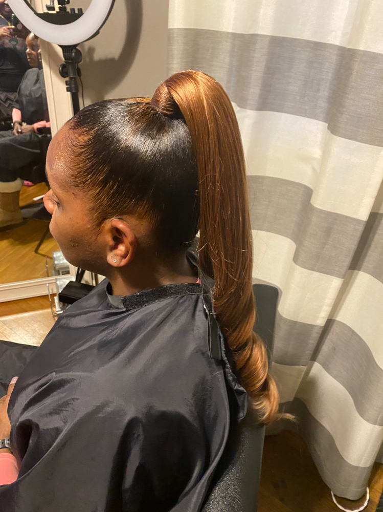 Ponytails at Shay’s Hairtique in Little Rock, AR