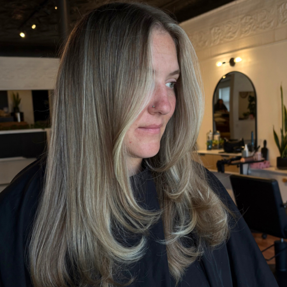 Partial Blonding at Kristen Wood @ Ember Salon & Spa in Plymouth, MA