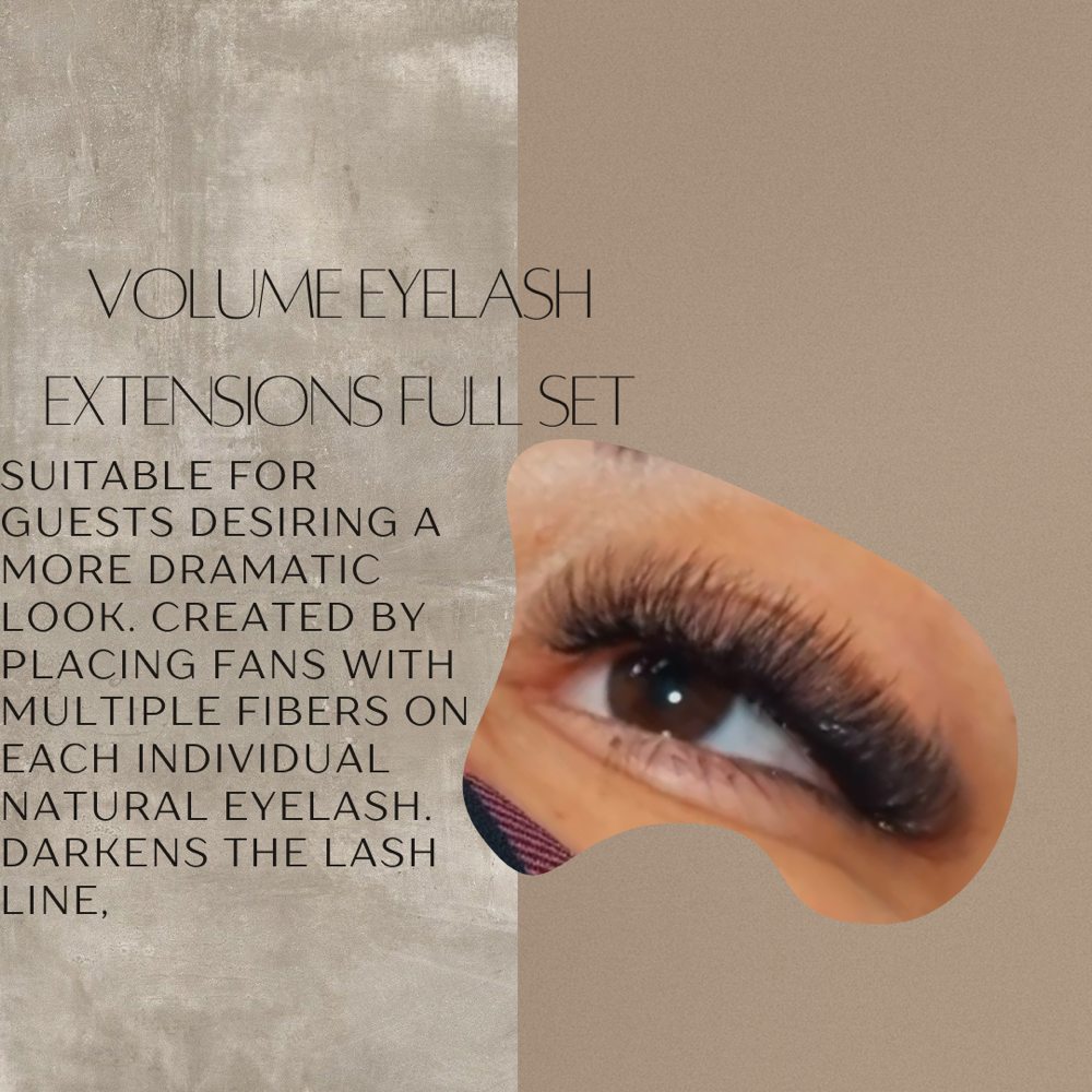 Volume Eyelash Extensions Full Set