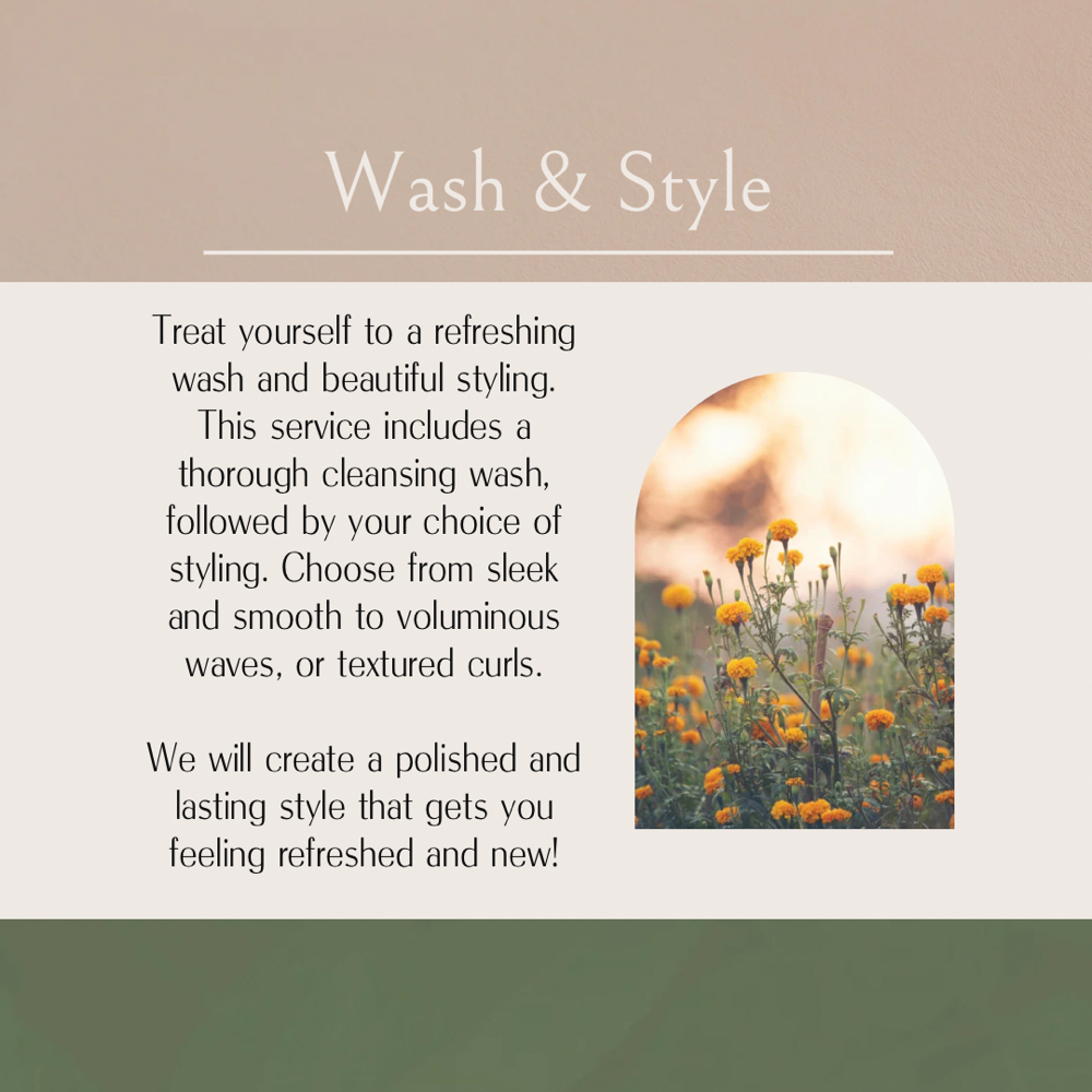 Wash & Style at Northern Roots Hair in Concord, NH