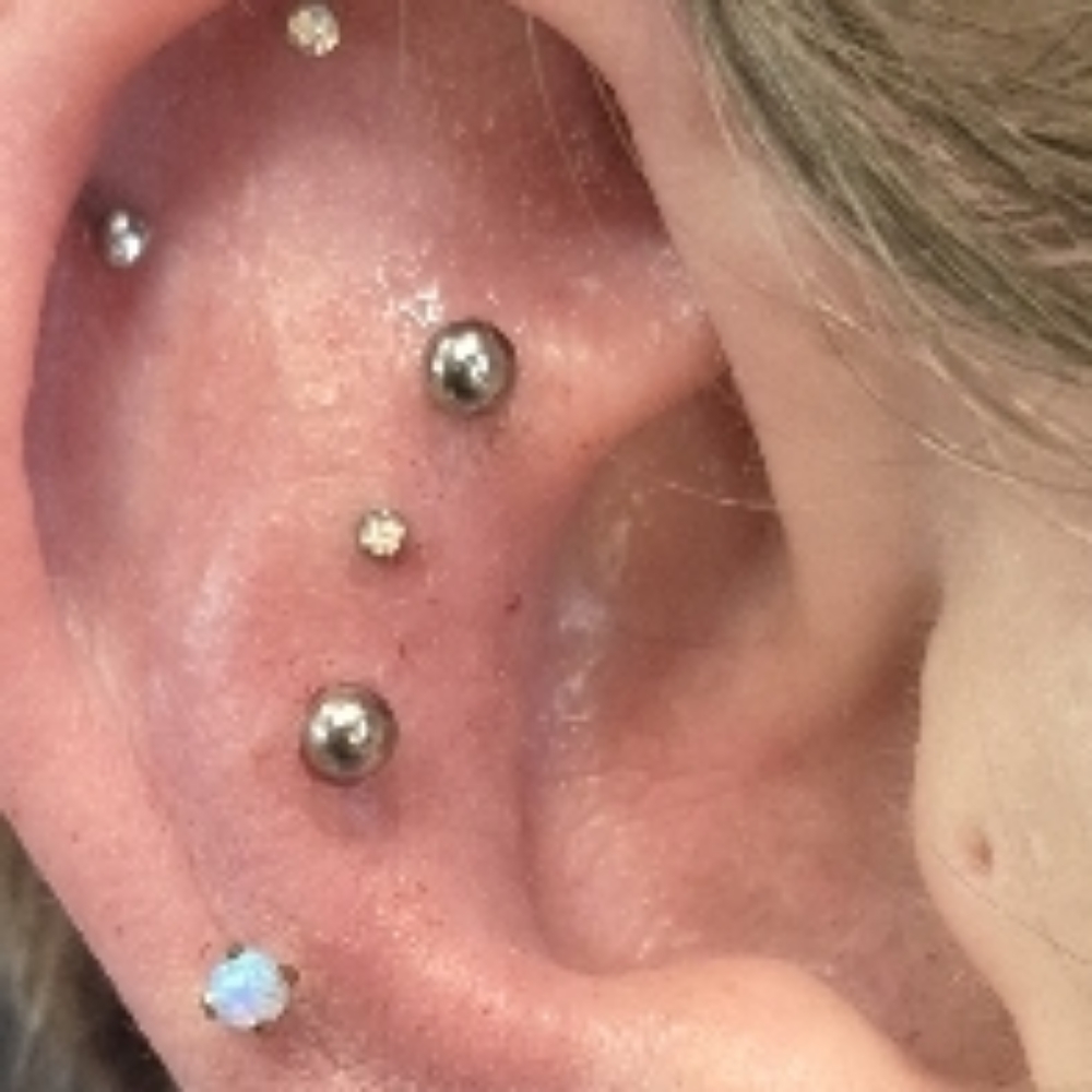Contra-Conch Piercing at Spellbound Piercing in Dillon, MT