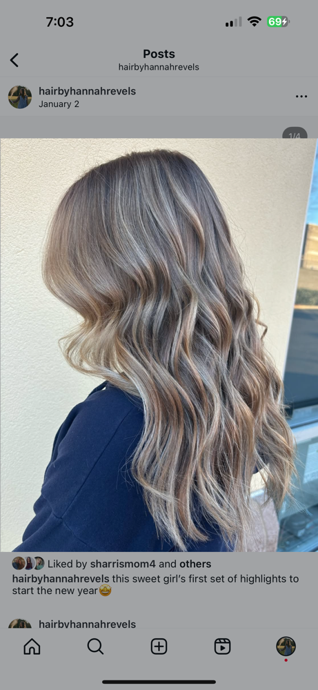 Partial Blonding Service