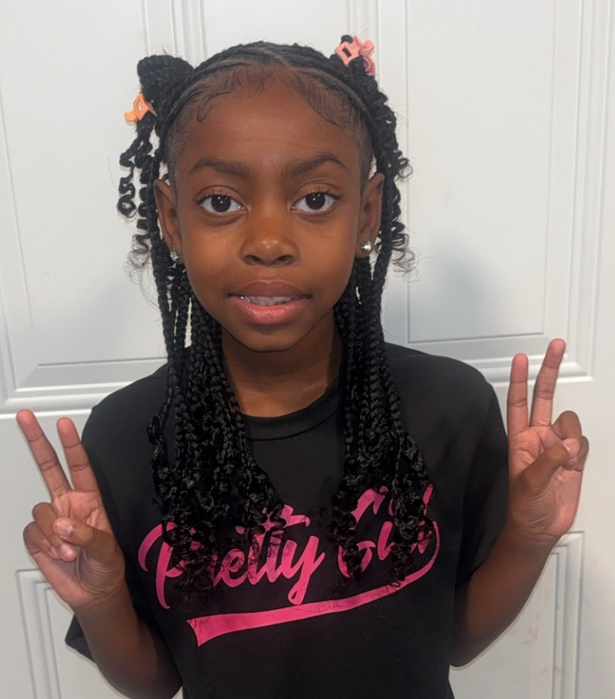 Kiddie Regular Cornrolls Styles