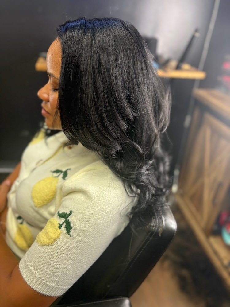 Invisible K-tip Extensions at AJ Hair Studio in Silver Spring, MD