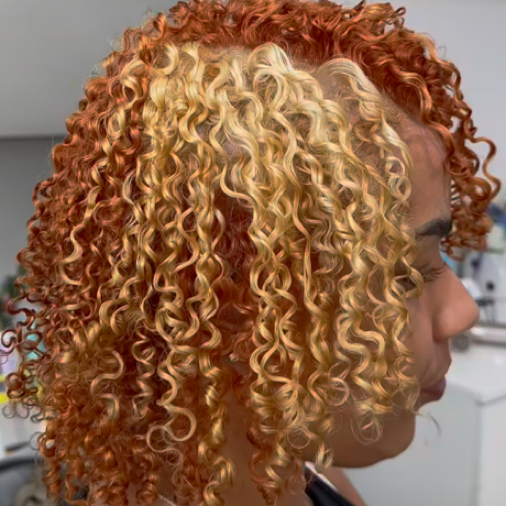 Double Process at FLUFF Curl Studio in Philadelphia, PA