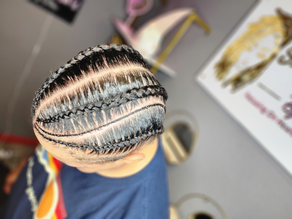 Men Braids w/ Designs