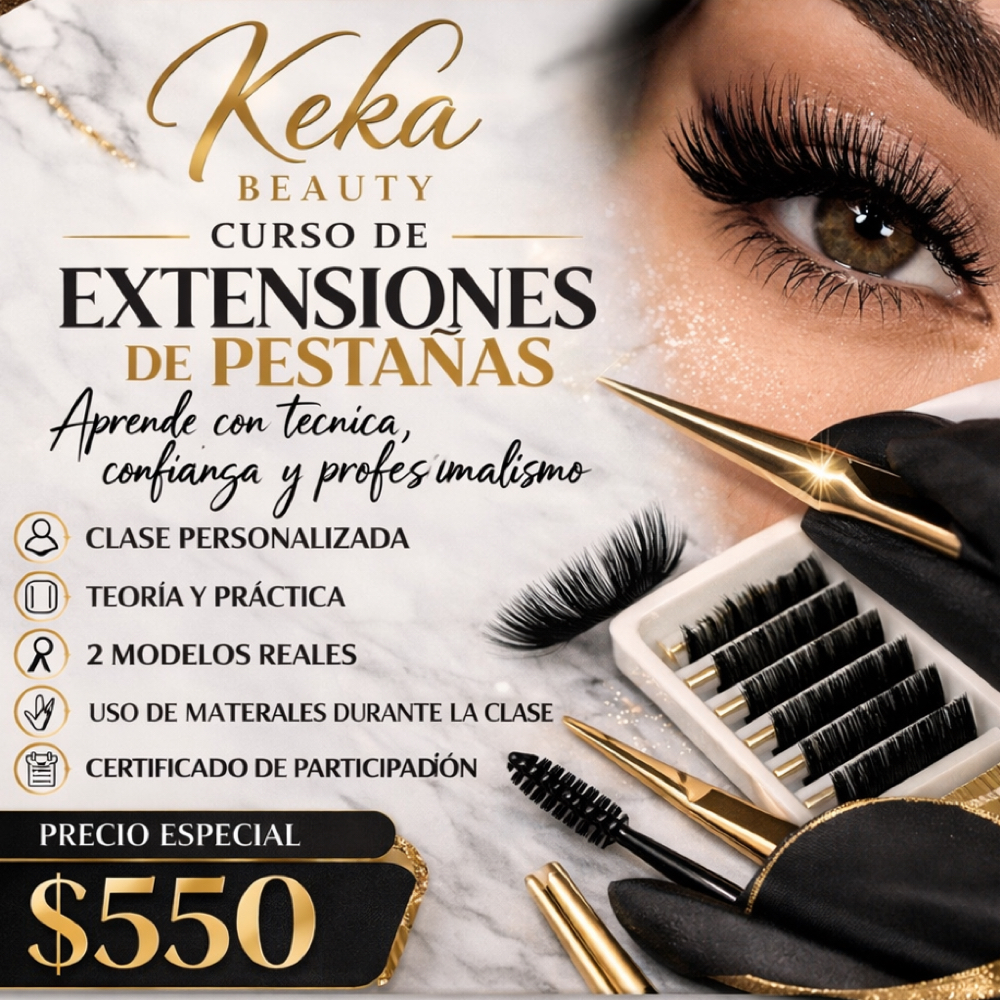 Curso De Extensiones De Pestañas at The Glam Squad Salon in Florence, KY