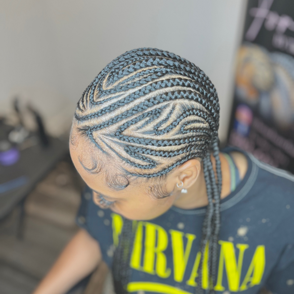 Freestyle Stitch Braids at The Braid Trap in Charlotte, NC