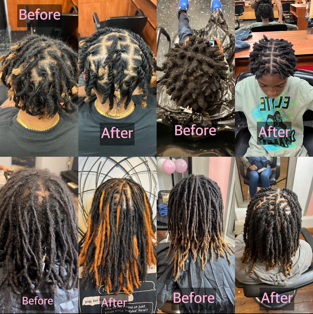 Loc retwist "Rockstarr Package"