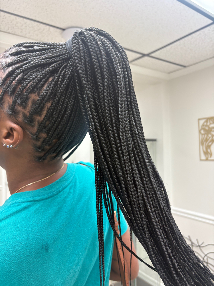 Small Knotless Waist Length