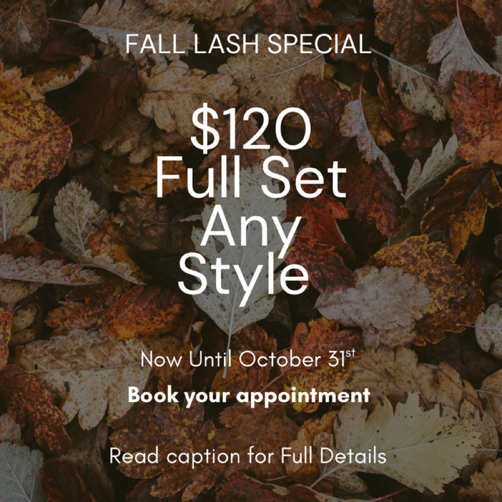 Fall Lash Promo! at Love Lash in Reno, NV