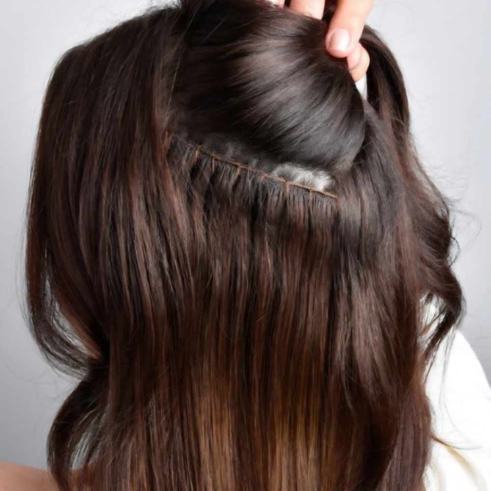 Sew In Extension Move Up at Honey Hair Lounge in Wimberley, TX
