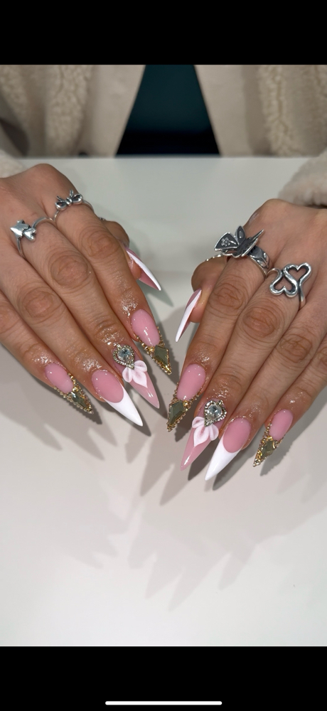 Stilleto Full set at Nailed By Steph in Tyler, TX