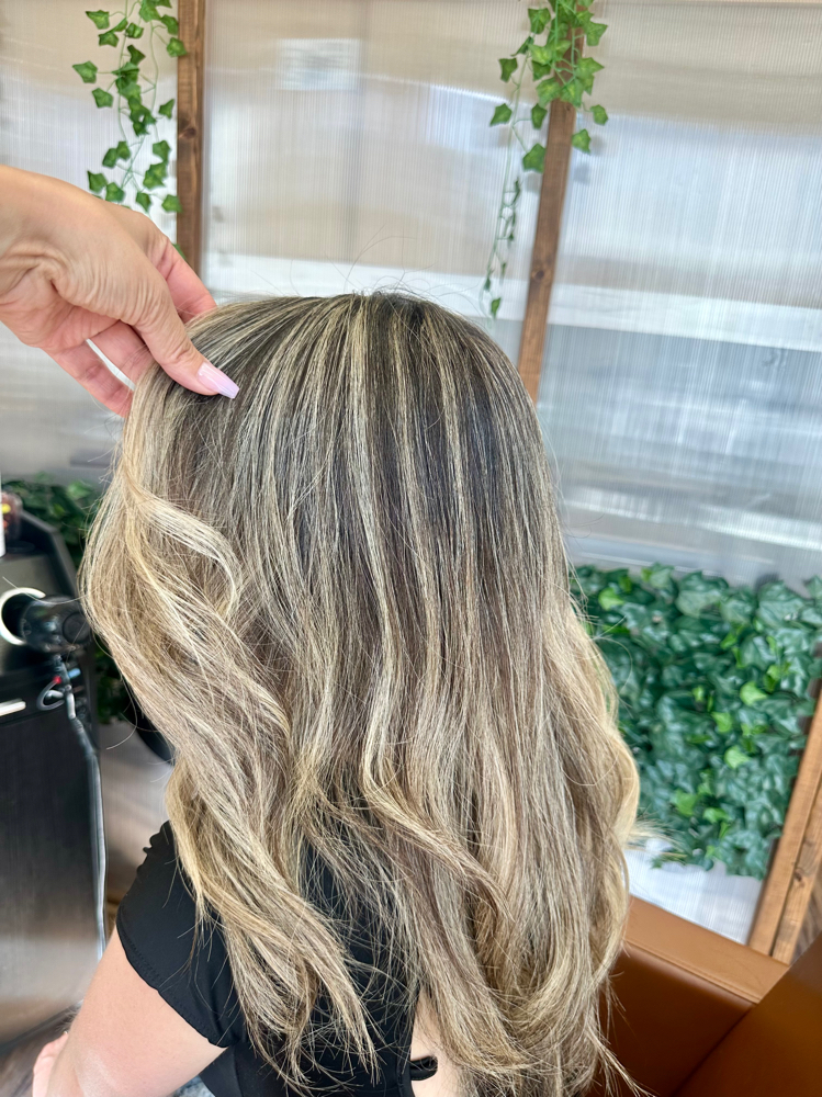 Balayage Highlights at Belleza hair & skin Studio in Waltham, MA