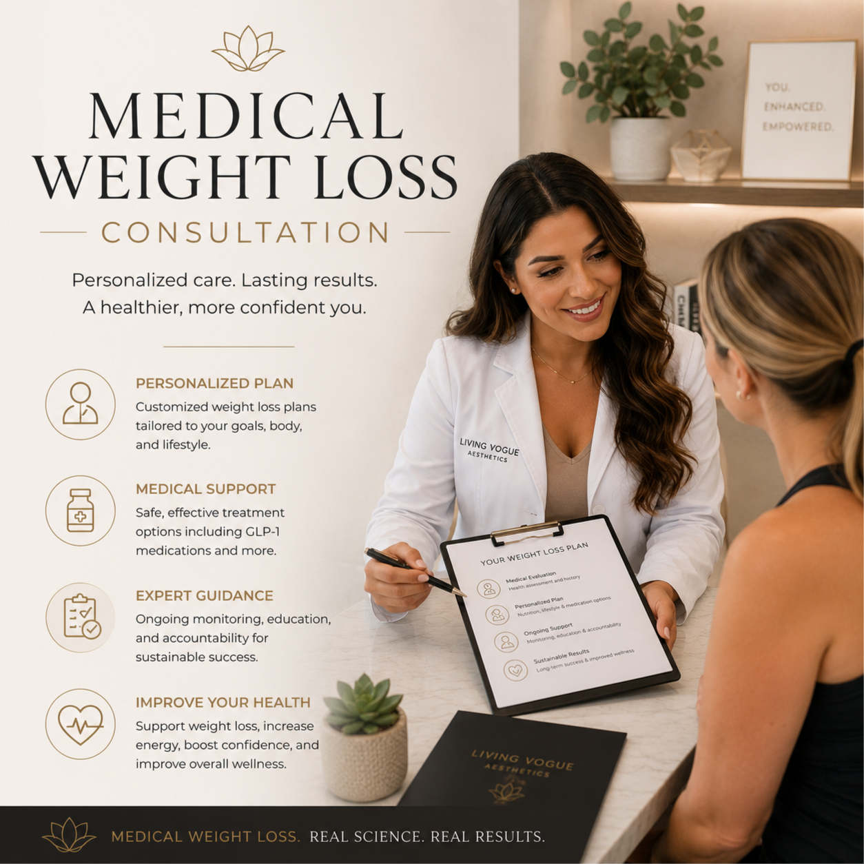 Medical Weight Loss Consultation at Living Vogue Beauty & Aesthetics in Union, NJ