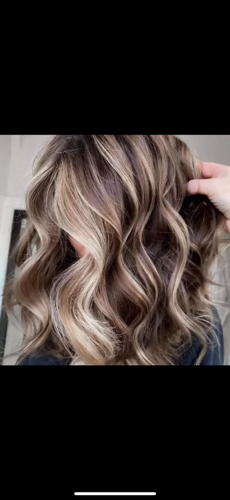 Color Full Highlight And Haircut