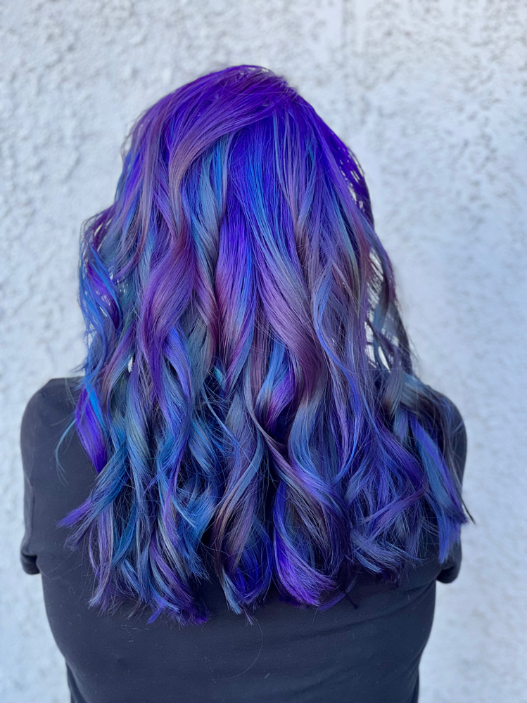 Vivid Melt, Lightening and Haircut