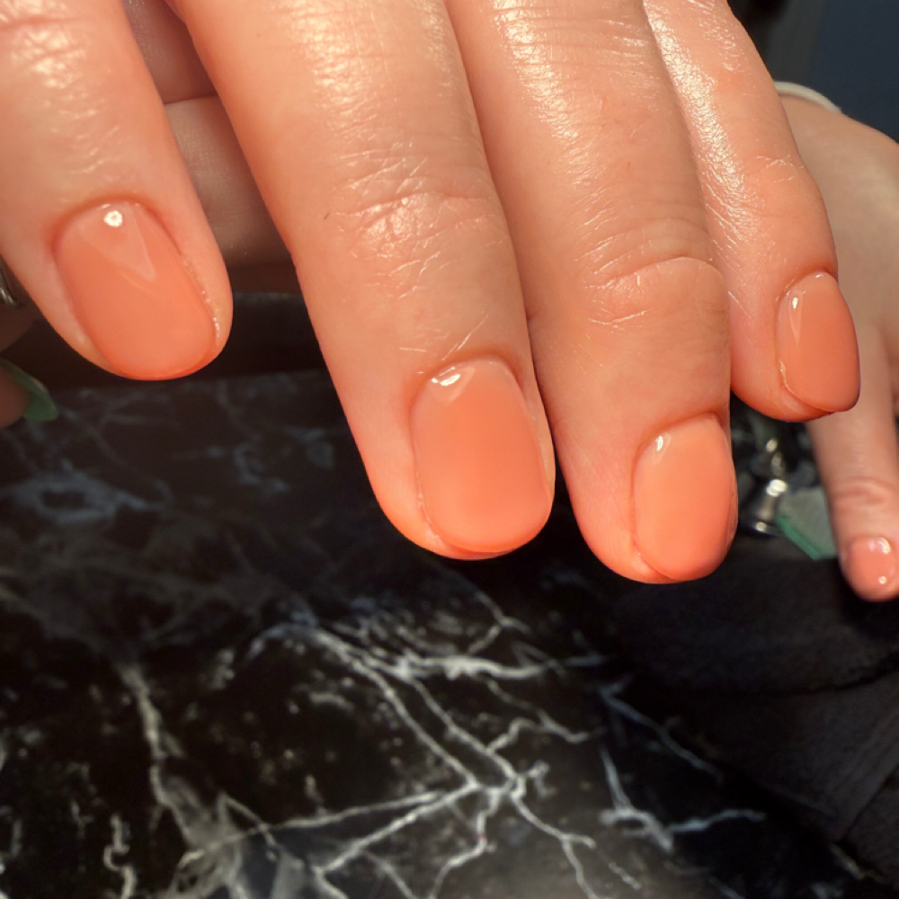 Structure Gel Manicure at the cure nail studio in Eagan, MN
