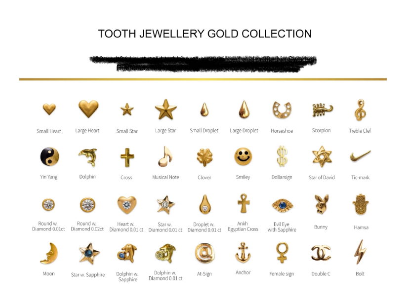 22KT Gold Tooth Gem