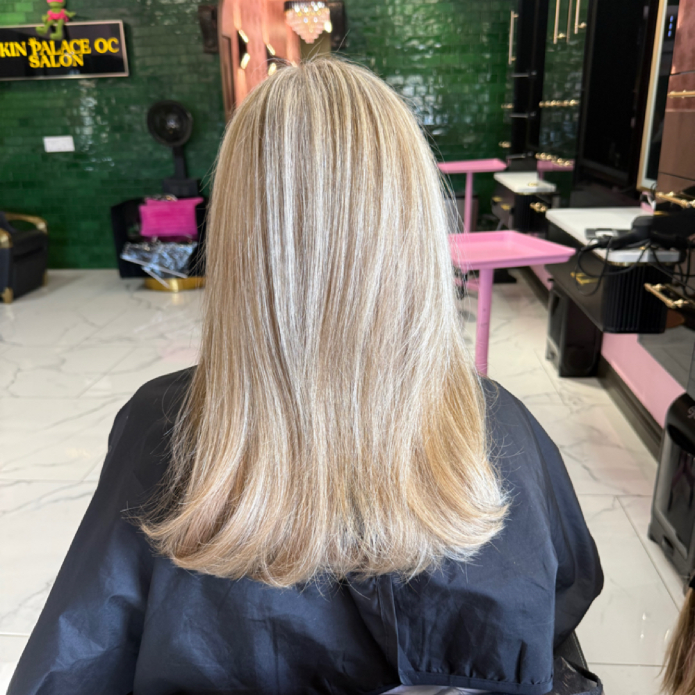 Lowlights at Olivia Milene Beauty in Tustin, CA