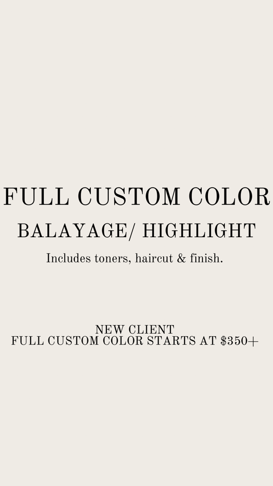 Full Custom Color