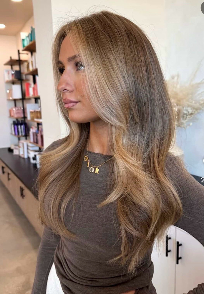 Teddy Bear Bronde at Southern Roots Salon in Milford, MI