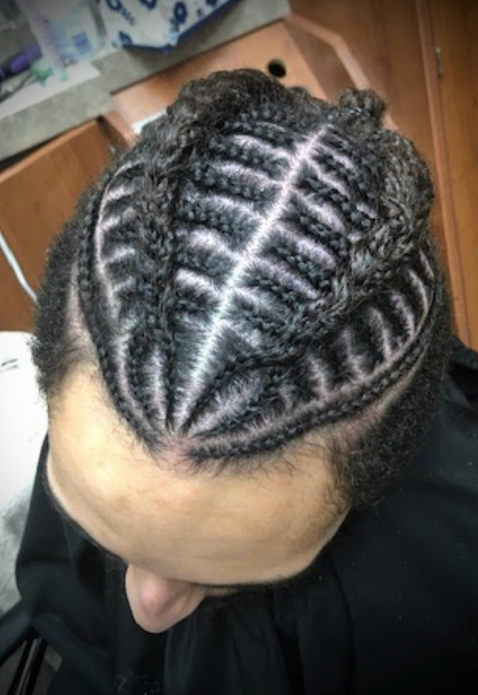 Small Mens Cornrows