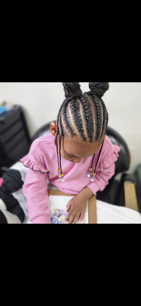 Space Buns With Beads