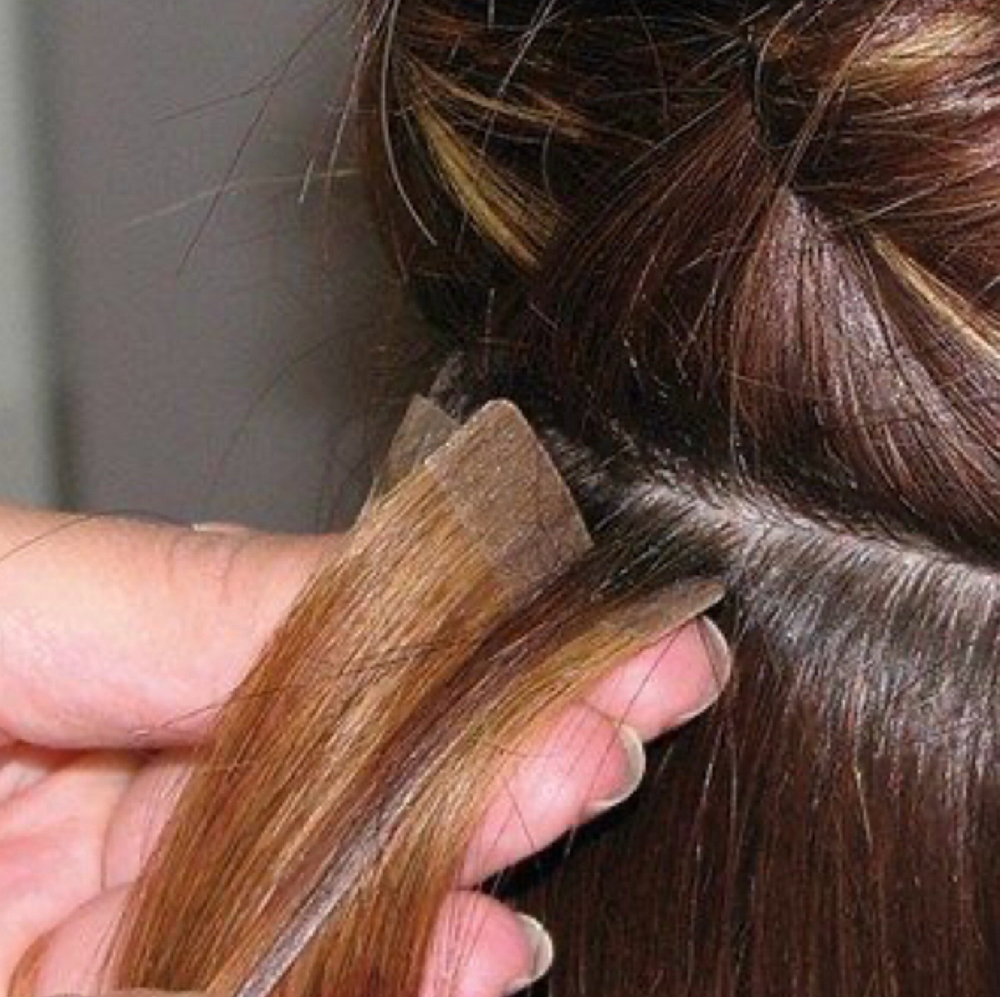 Tape In Extension Removal at All Dolled Up Beauty Bar in Stephenville, TX
